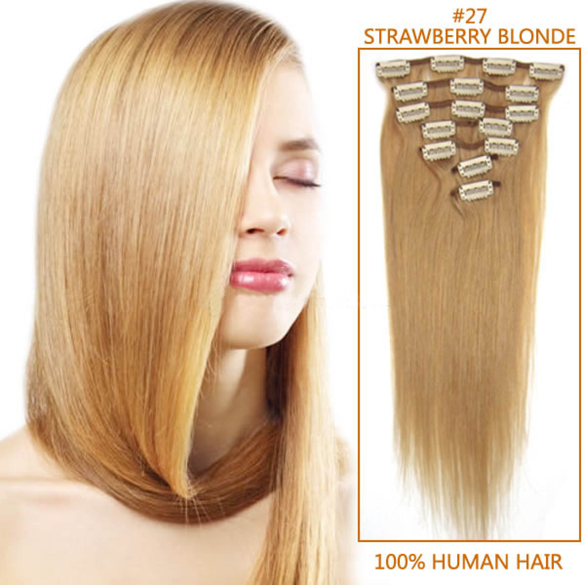 Blonde Human Hair Extensions 38