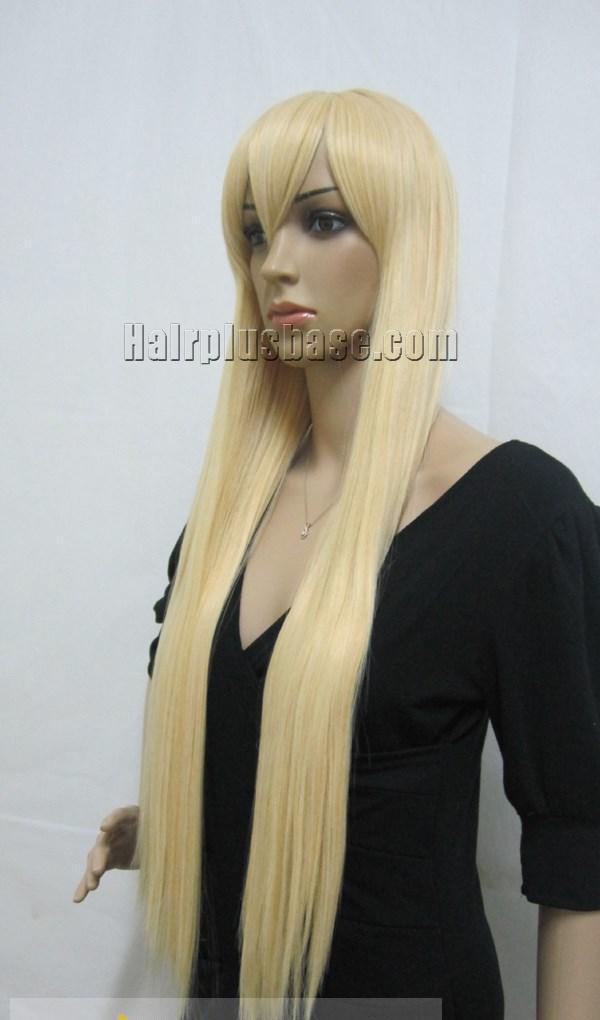 Trendy Capless Long Synthetic Hair White Straight Cheap Cosplay Wigs ...