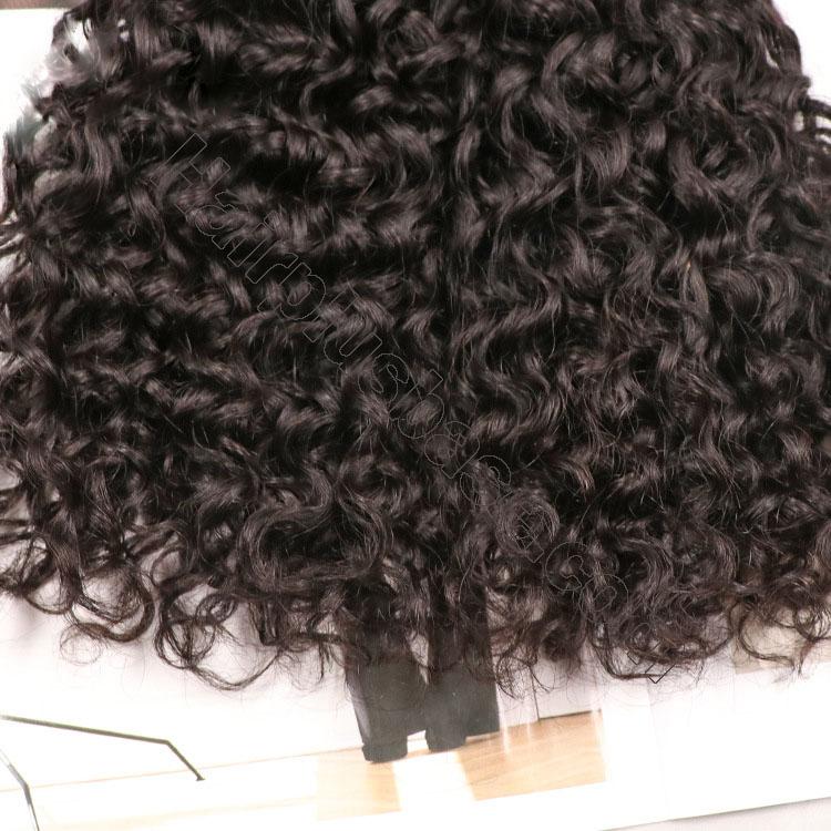 10 - 30 Inch Tape In Human Hair Extensions Curly 20 Pcs 4