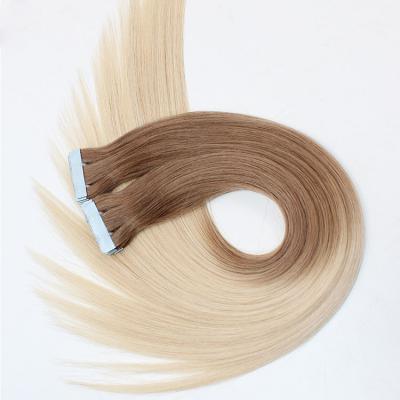 10 - 30 Inch Tape In Remy Human Hair Extensions Ombre #28/60 20Pcs