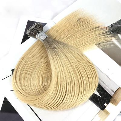 14 - 32 Inch Nano Ring Remy Hair Extensions Straight Ombre #1BT60 100S