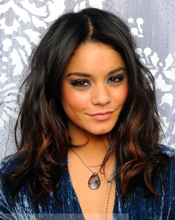 16 Inch Chic Vanessa Hudgens Hairstyle Long Wavy Mixed 