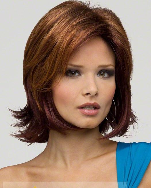 2014 Cool Cheap Lace Front Short Wavy Curly Brown Top Quality