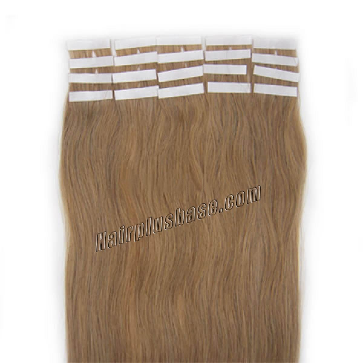 24 Inch 16 Golden Blonde Tape In Human Hair Extensions 20pcs