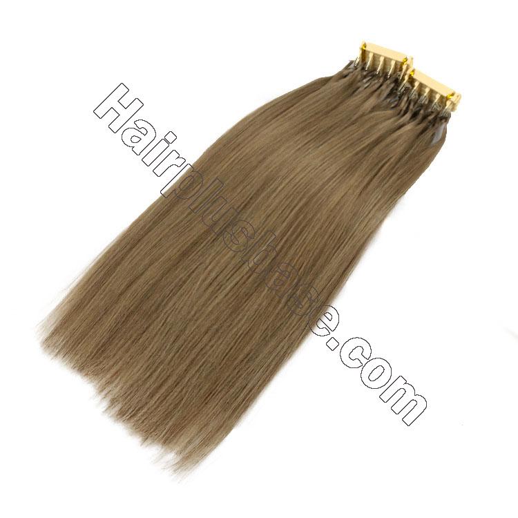 Best 6D Hair Extensions 100% Human Hair Straight 20 Rows 5 Strands/Row 2