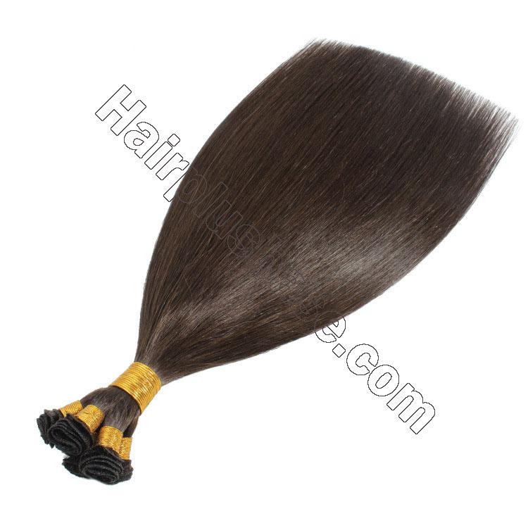 Best Hand Tied Hair Extensions Human Hair Wefts Straight 6 Bundles/Pack 5