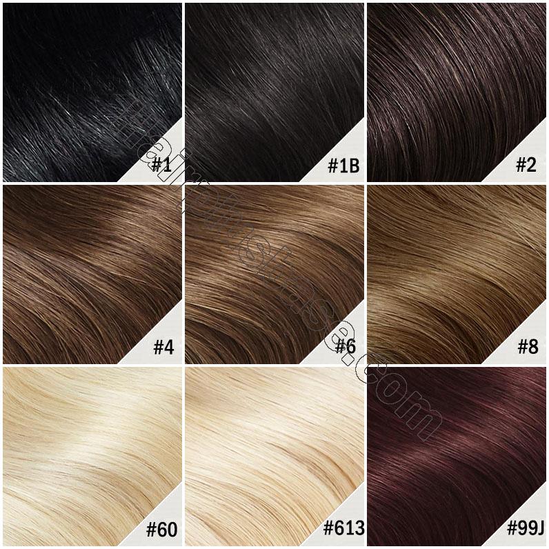Best Hand Tied Hair Extensions Human Hair Wefts Straight 6 Bundles/Pack 6