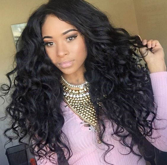 Full Lace Wigs Indian Remy Hair Loose Deep