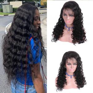 Loose Deep Human Hair 13×6 Lace Front Wigs 8-22 Inch