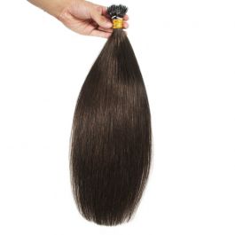14 - 30 Inch Nano Ring Hair Extensions #2 Dark Brown 100S