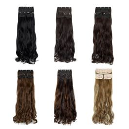 14 - 32 Inch Clip In Human Hair Extensions Wavy/Straight