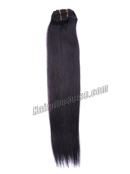 14 - 32 Inch #1b Natural Black Clip In Remy Human Hair  display picture 1
