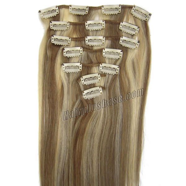 12/613 Clip ins Amazon.com : 12 Inch Blonde Clip In Hair Extensions Body  main image 4