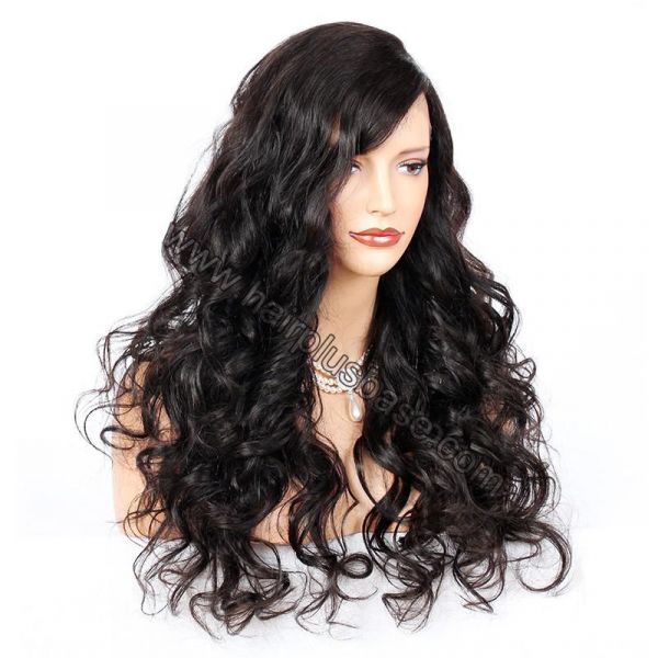 Silk Base 4*4 Lace Front Wigs Human Hair Body Wave display picture 2