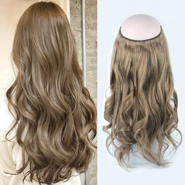 14 32 Inch Halo Hair Extensions 8 Body Wave Straight