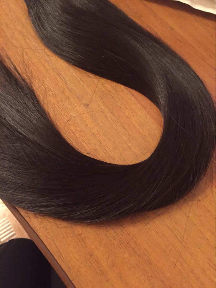 10 - 30 Inch Tape In Human Hair Extensions #1B Natural Black Straight 20 Pcs