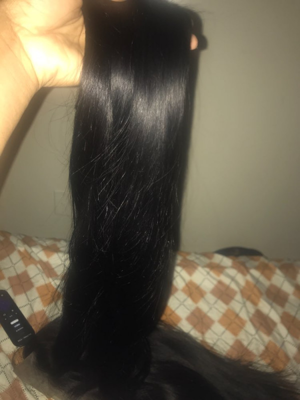 Straight Hair 4 Bundles With 360 Lace Frontal Closure Human Hair