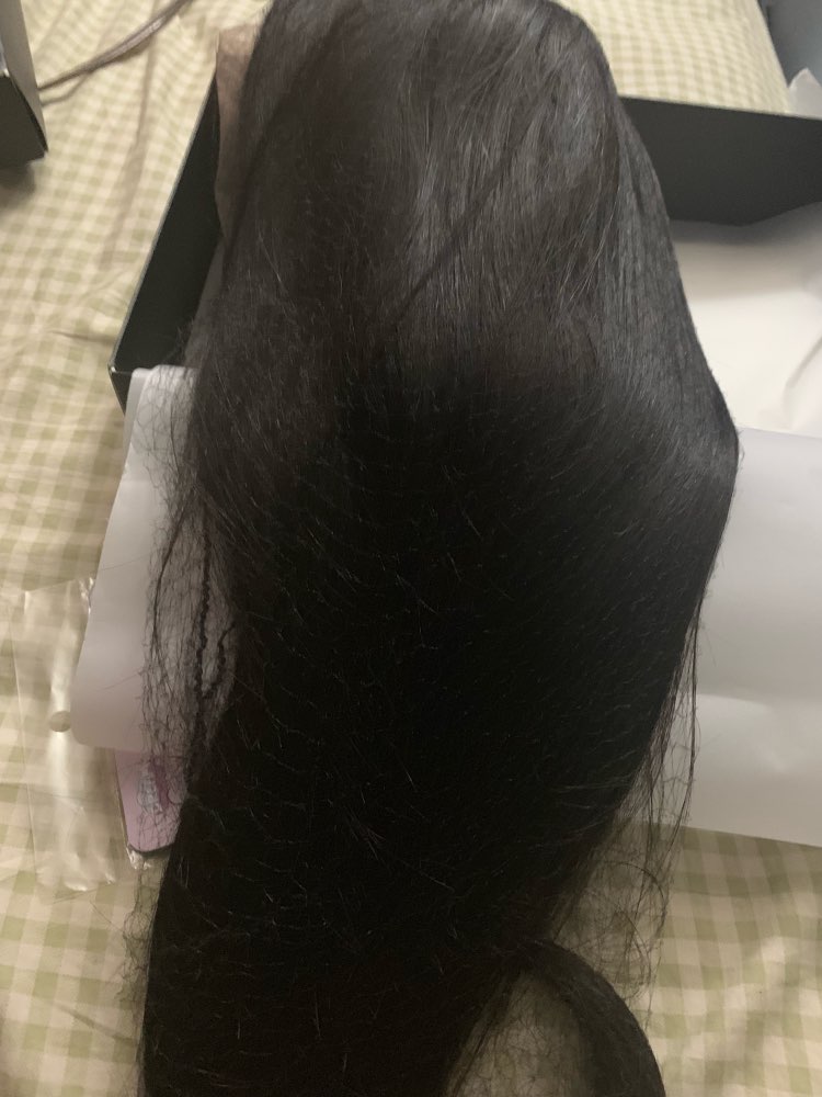Straight 180% Density 6*6 Lace Wigs Made By Bundles With Closure 6*6