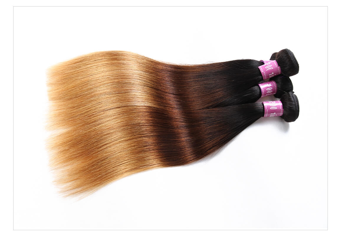 ombre blonde hair bundles