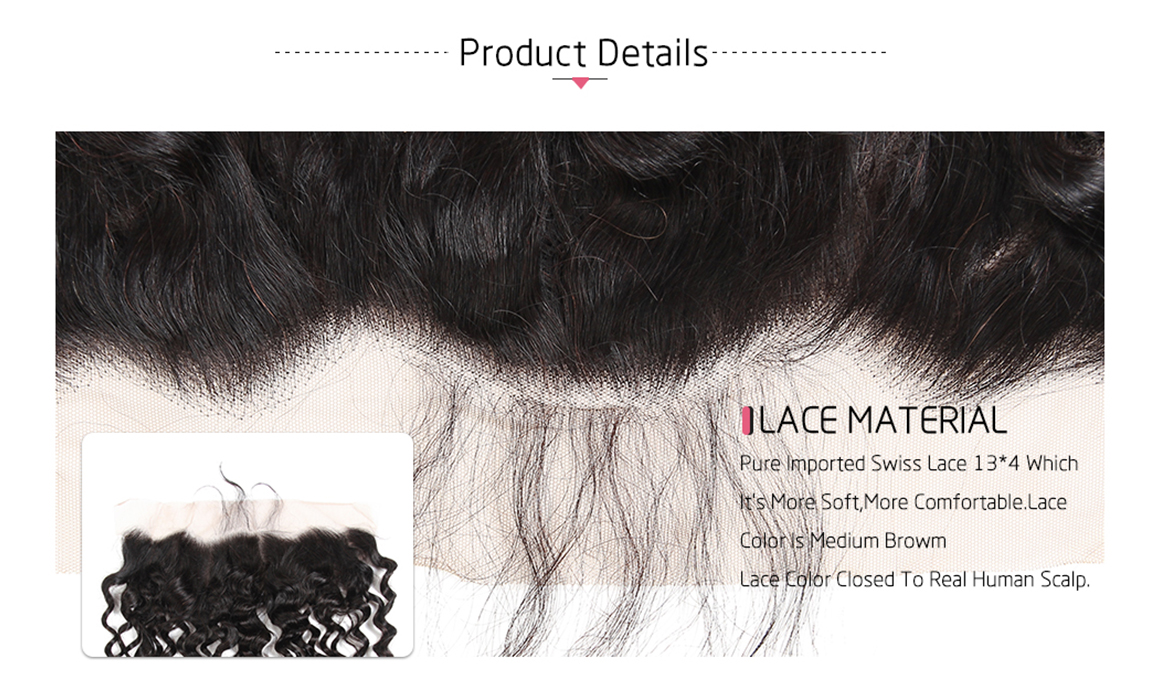 human hair bundles with lace frontal