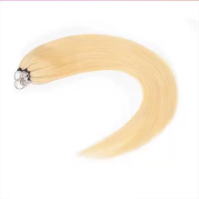 Real Remy Hair Line Connection Technology Feather Human Extensions #613 100S