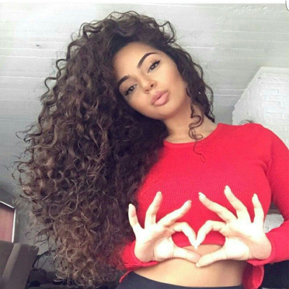 Silk Top 4*4 Full Lace Wigs Indian Human Hair Curly