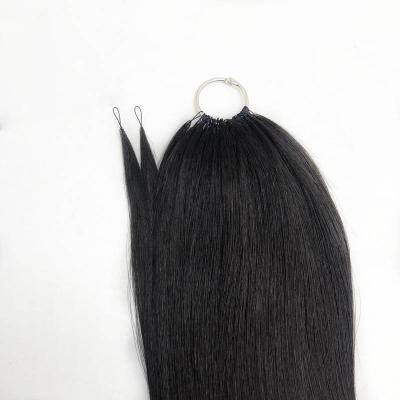 The Second-generation Feather Hair Extensions Invisible Human Hair Double-line 6d Micro Interface 100S