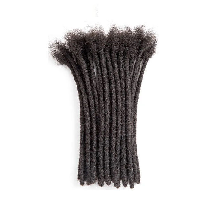 Tight Afro Kinky Bulk Hair 100% Human Hair Dreadlocks Twist Braid Hair Extension 0
